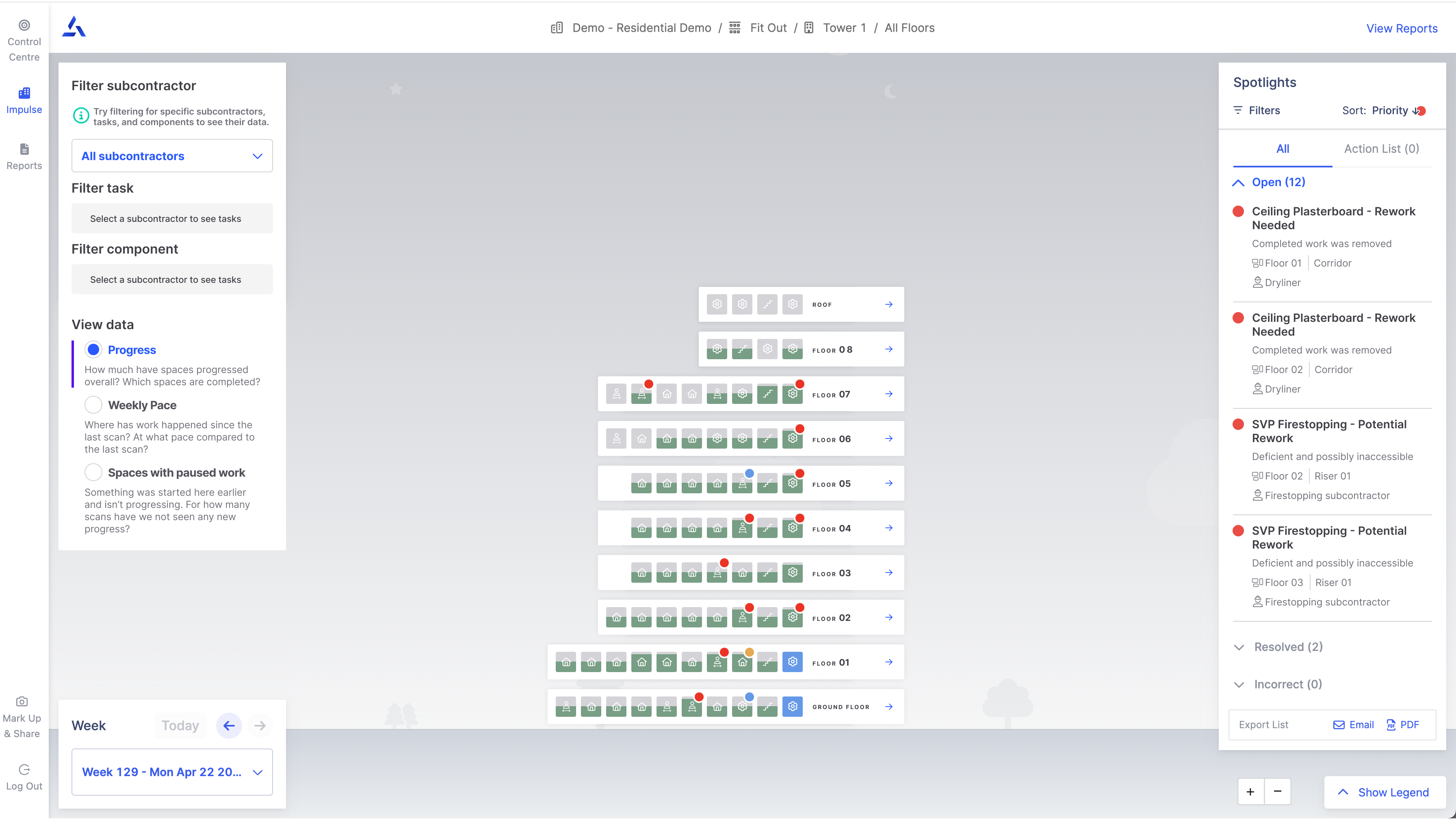 Impulse print screen